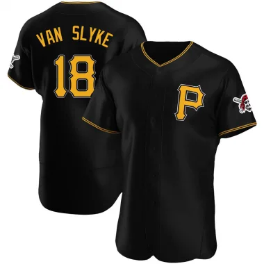 Andy Van Slyke Men's Authentic Pittsburgh Pirates Black Alternate Jersey